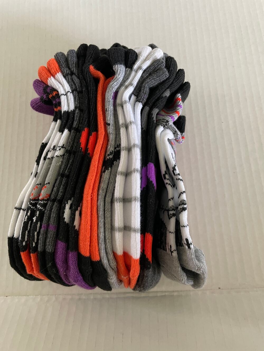 10 PAIR NIGHTMARE BEFORE CHRISTMAS HALLOWEEN NO SHOW SOCKS NEW